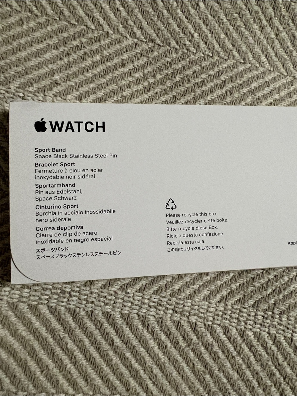 Apple Black Silicone Watch Band - Picture 3 of 5